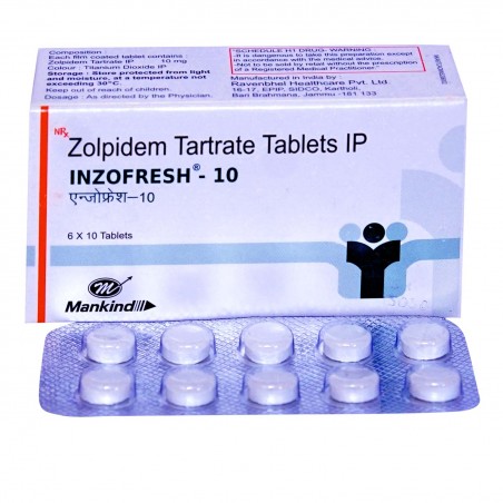 Zolpidem Tartrat 10mg 30 Pills