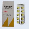 ATIVAN ®BRAND 2mg 60 Pills