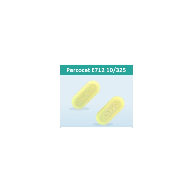 Percocet E-712 10/325 40 Pills